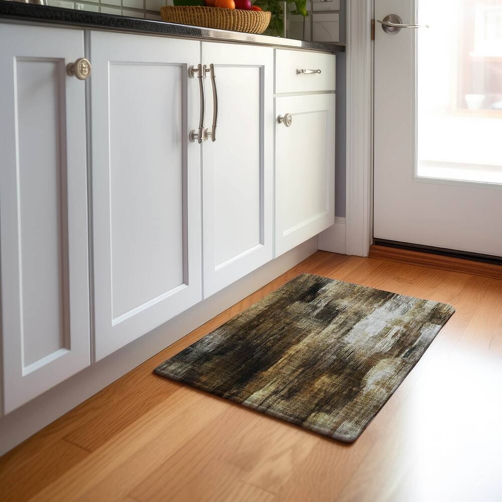 Premium Washable Super Soft Abstract Brushstrokes Mayfield Rug