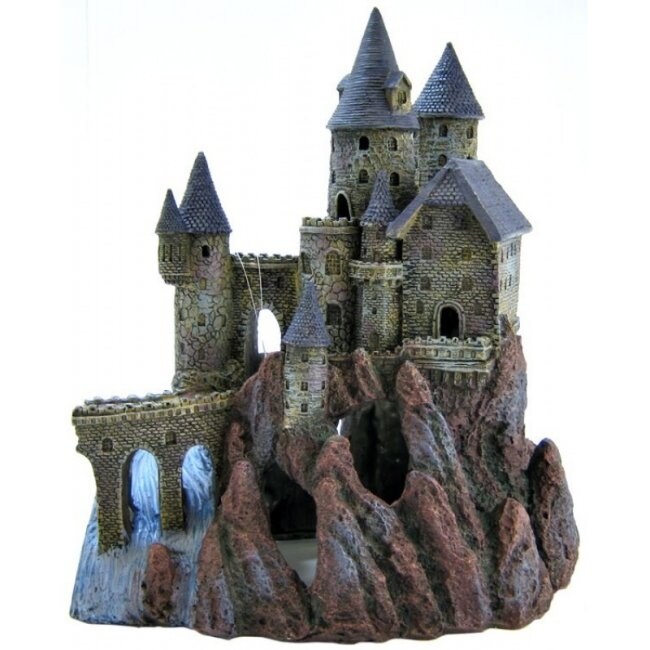 Shop Rustic Castle Aquarium Decoration Overstock 14128302