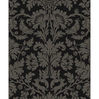 NextWall Ansel Damask Peel and Stick Wallpaper - 20.9 in. W x 18 ft. L