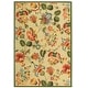 preview thumbnail 36 of 124, SAFAVIEH Handmade Chelsea Nataly French Country Floral Wool Rug 5'3" x 8'3" - Sage