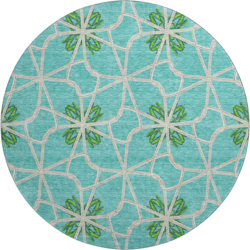 Premium Washable Super Soft Contemporary Tangle Mayfield Rug