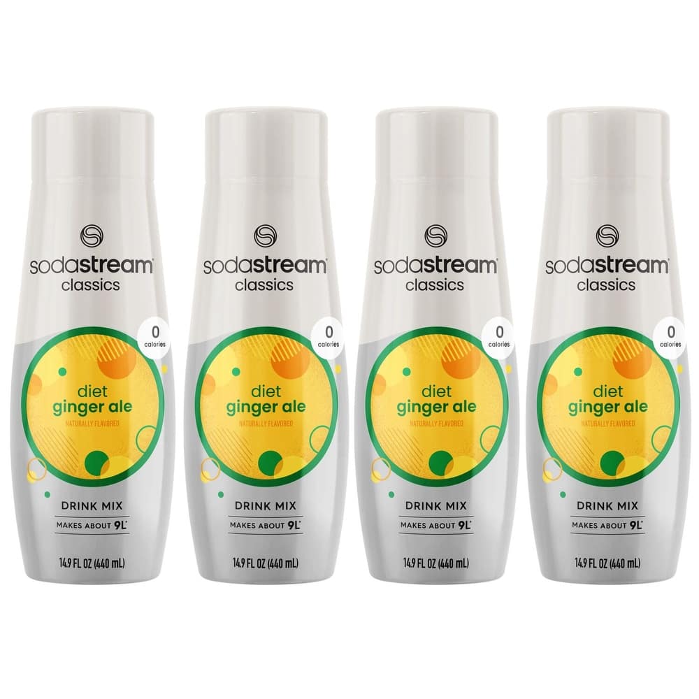 SodaStream® Classics Diet Ginger Ale Drink Mix 4-Pack