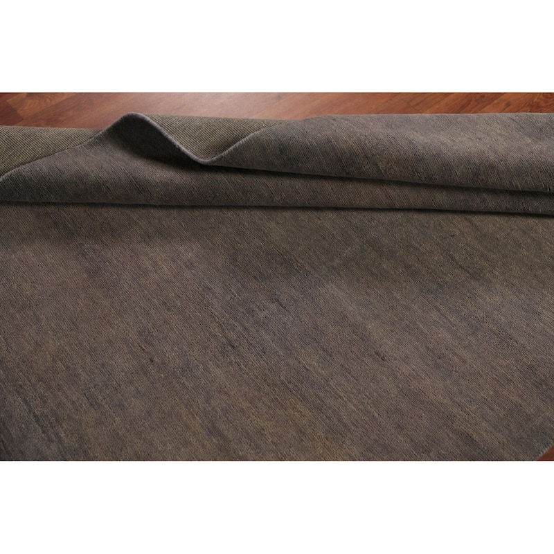 Gabbeh Modern Rug Handmade Oriental Wool Carpet - 4'10" x 6'5"