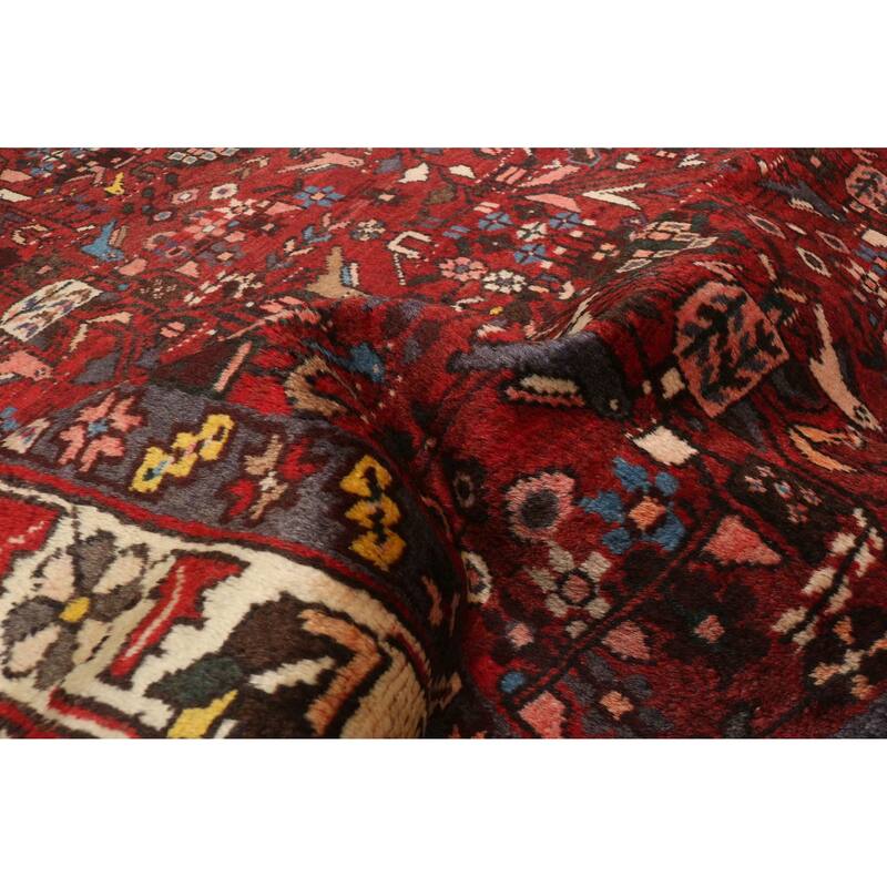 ECARPETGALLERY Hand-knotted Andelz Dark Red Wool Rug - 3'6 x 9'4