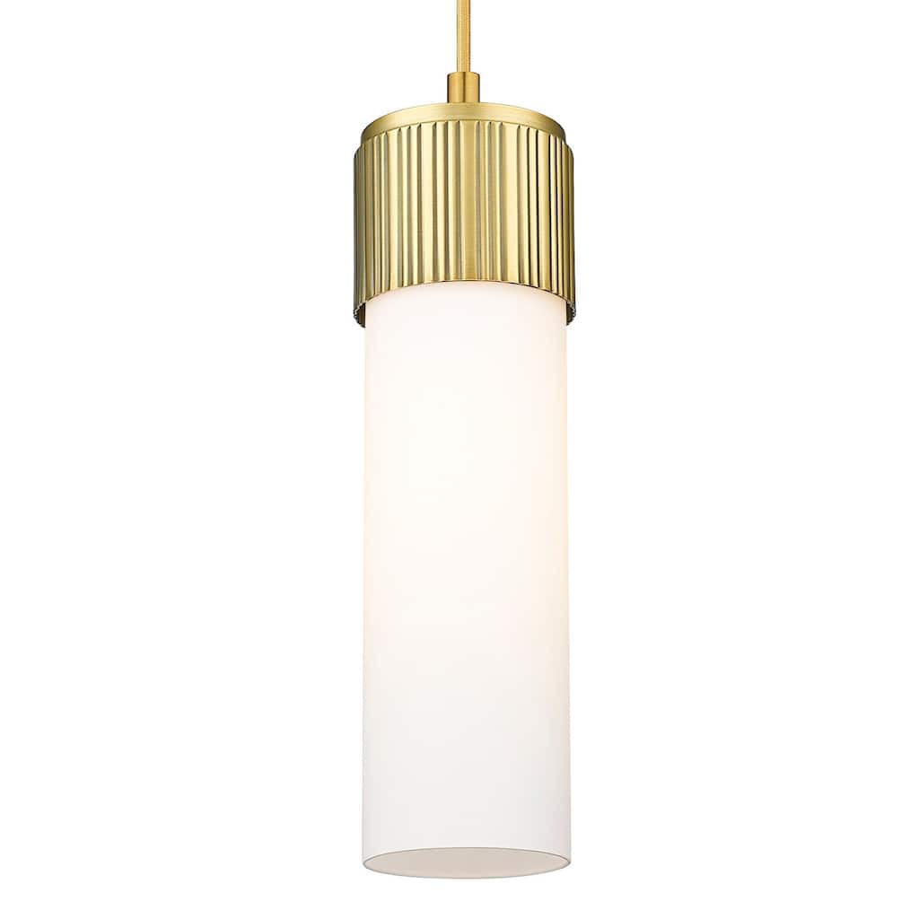 Innovations Lighting 428-1P-G428-12WH Bolivar 12" Tall Mini Pendant