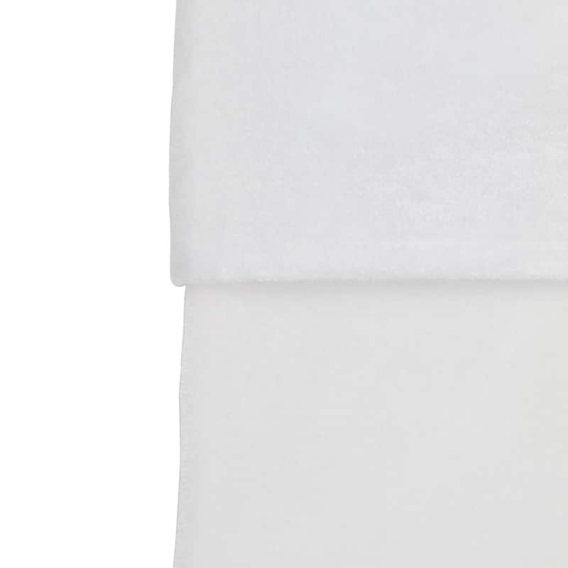 18" White Traditional Hanging Christmas Stocking