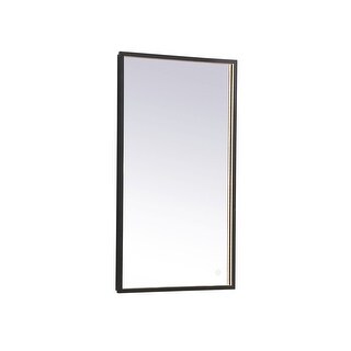 Elegant Lighting MRE61836 Pier 36" x 18" Modern Rectangular Aluminum
