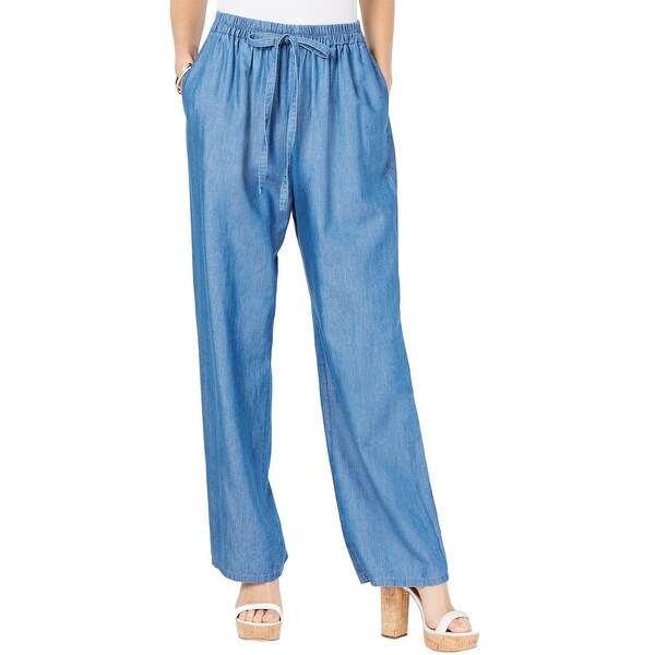 michael kors wide leg jeans