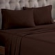 preview thumbnail 8 of 69, Superior Egyptian Cotton 300 Thread Count Solid Deep Pocket Sheet Set Split King - Mocha