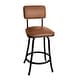 preview thumbnail 7 of 12, Azalea Park Swivel Barstool with Adjustable Height, Set of 3