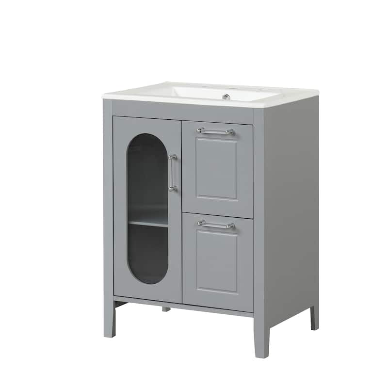 24" Bathroom Vanity with Sink