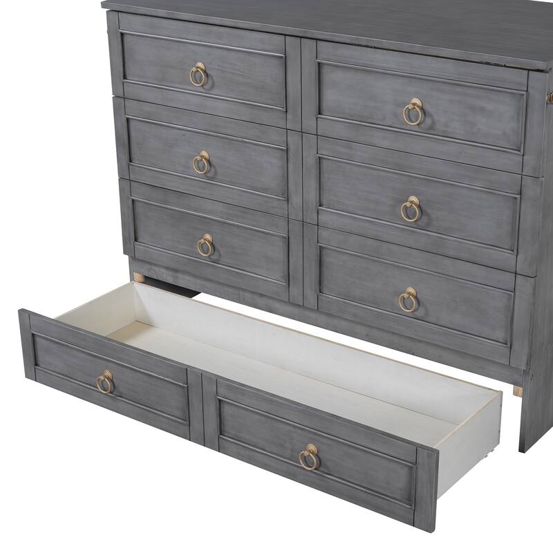 Modern Murphy Bed with Large Drawers