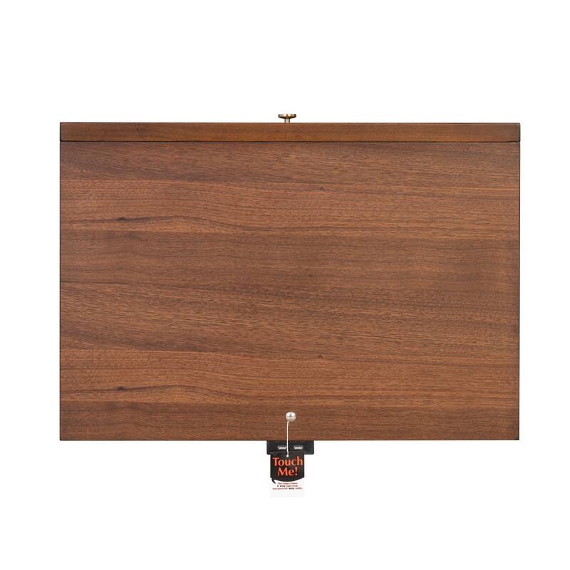 Furniture of America Forma Mid-Century Modern 3-Piece Walnut Dresser and 2 Nightstand Bedroom Set