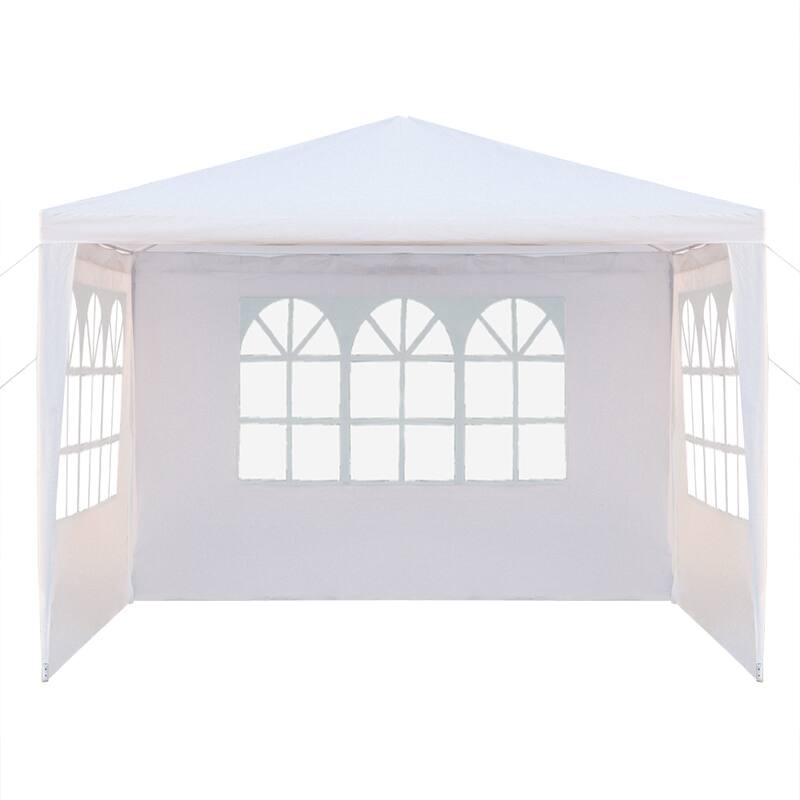 3 x 3m Portable Home Use Waterproof Tent with Spiral Tubes - 3Sides