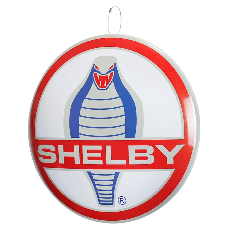 Shelby Cobra Dome Metal Wall Sign - 15.5" x 15.5"