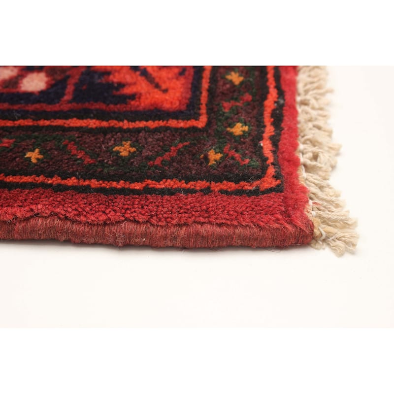 ECARPETGALLERY Hand-knotted Andelz Red Wool Rug - 4'7 x 7'1