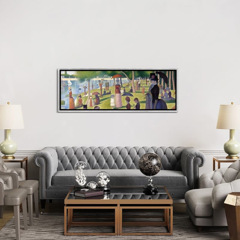 iCanvas "Sunday Afternoon on the Island of La Grande Jatte" by Georges Seurat Framed