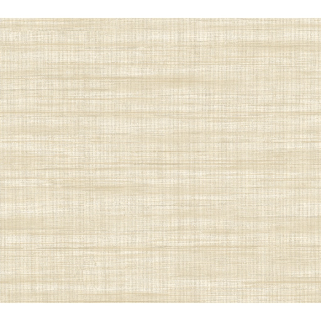Ronald Redding Brushed Linen Ivory Wallpaper