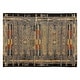 preview thumbnail 1 of 10, Liora Manne Esencia Tribal Stripe Indoor/Outdoor Mat 1'11" x 4'11" - Black