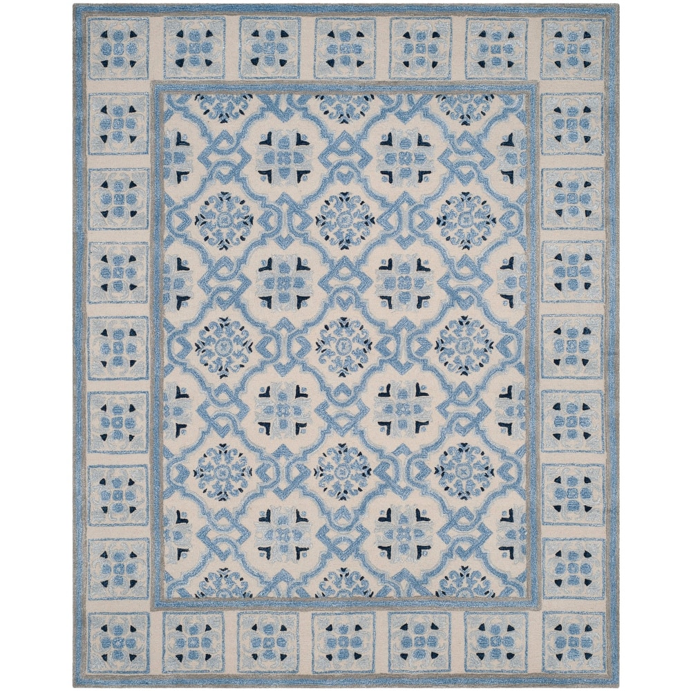 SAFAVIEH Handmade Bella Rodica Modern Floral Wool Rug