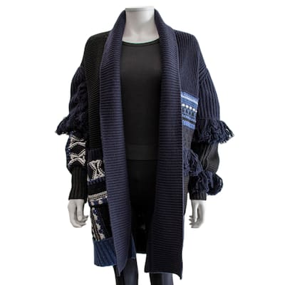 Burberry Oversized Tassel Cardigan