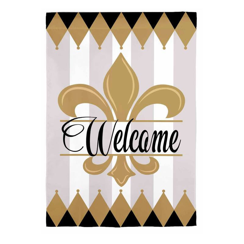 Beautiful Home Suede Garden Flag