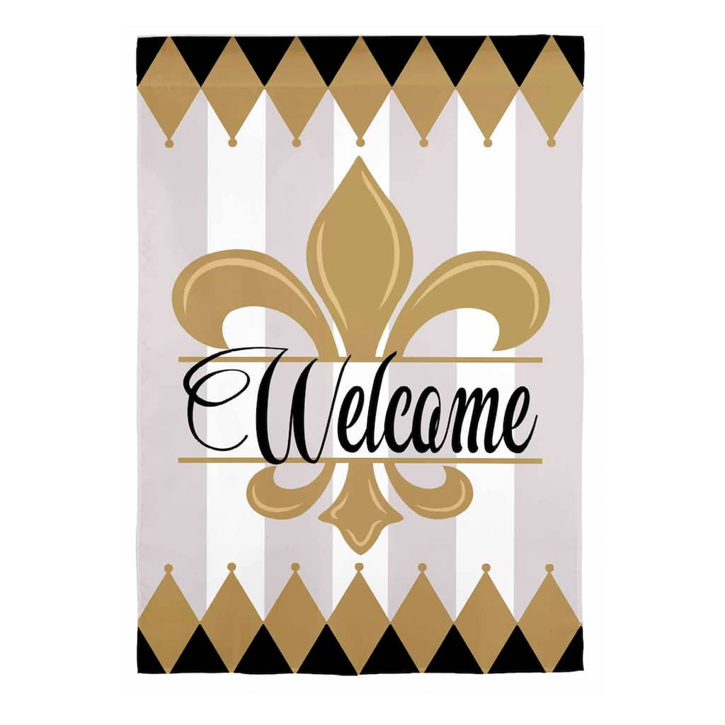 Beautiful Home Suede Garden Flag
