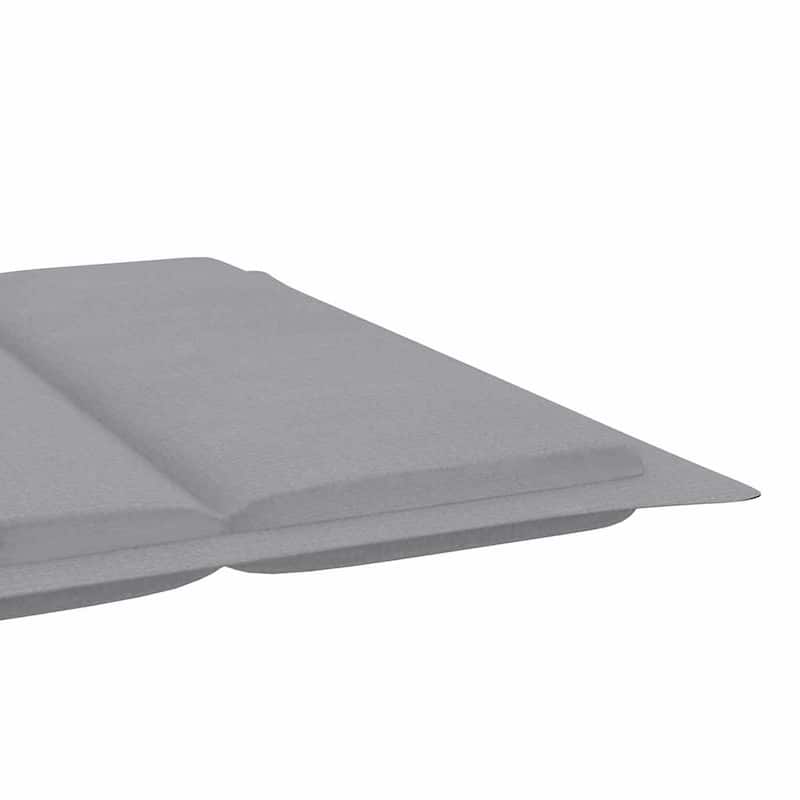 vidaXL Patio Sun Lounger with Cushion Solid Acacia Wood - 72.4" x 21.7" x 25.2"