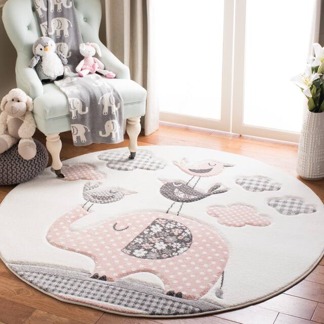 SAFAVIEH Carousel Kids Ursola Elephant Rug Overstock 29163165
