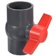 preview thumbnail 5 of 3, 2" UPVC Ball Valve Compact T-Handle for Irrigation and Water Treatment, Grey