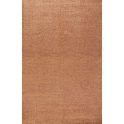 Modern Gabbeh Oriental Area Rug Hand-Knotted Living Room Wool Carpet - 6'9" x 9'9"