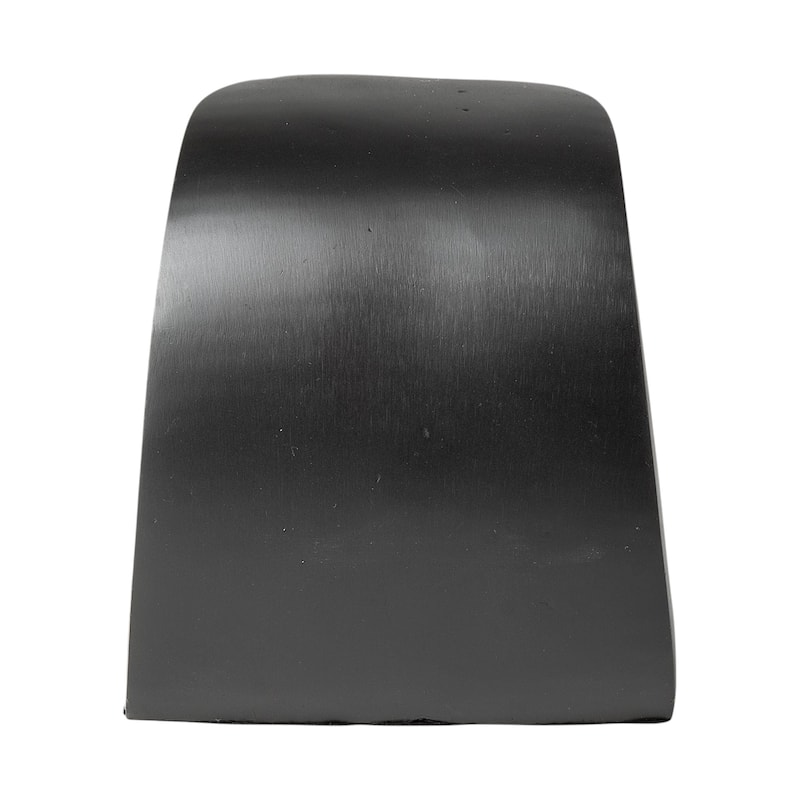 HomeRoots Set of Two 6" Black Metal Decorative Bookends - 6" H x 5.5" W x 7.5" D