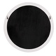 preview thumbnail 5 of 5, Allan Andrews George Matte White Round Wall and Accent Mirror