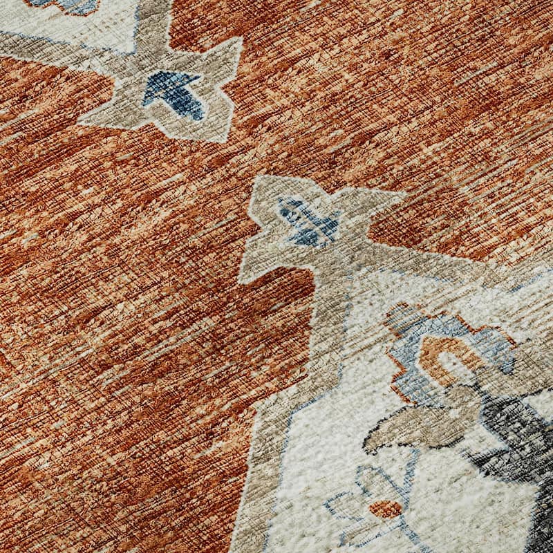 Premium Washable Super Soft Boho Heriz Mayfield Rug
