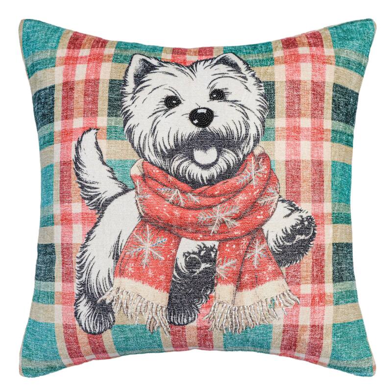 Vibhsa Christmas Dog Pillow 20" x 20"
