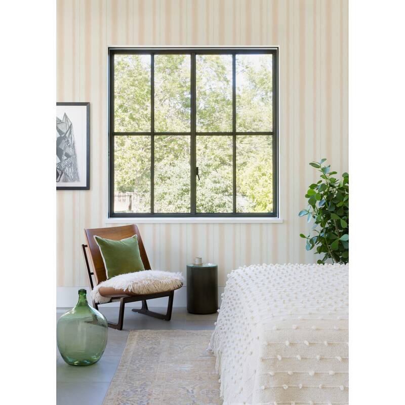 A-Street Prints Alena Blush Soft Stripe Wallpaper