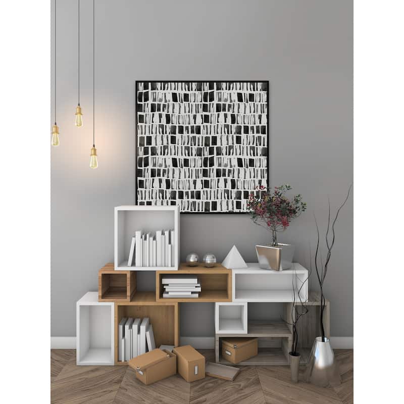 False Illusion Floater Framed Print on Canvas