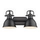 preview thumbnail 2 of 0, Duncan 2 Light Bath Vanity - 16.5"x8.5"
