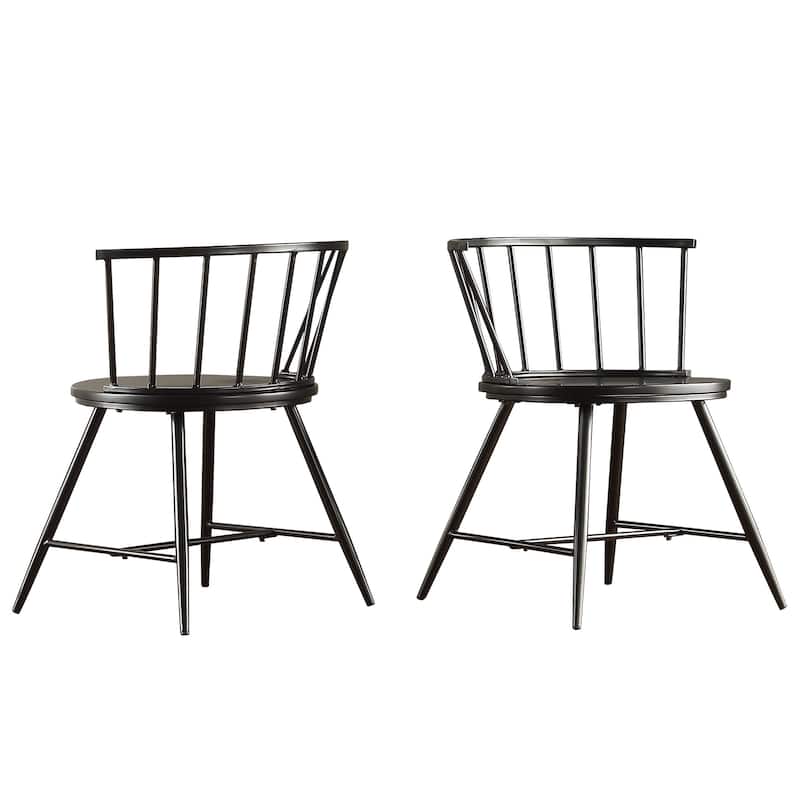 Mabel 42-inch Iron and Wood Round Dining Table or Dining Set by iNSPIRE Q Modern