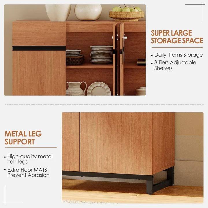 WAMPAT Dresser and Nightstand Set of 3