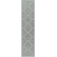 preview thumbnail 36 of 71, Hand-Tufted Amy Tone-on-Tone Lattice Wool Rug 2'3" x 12' - Sage