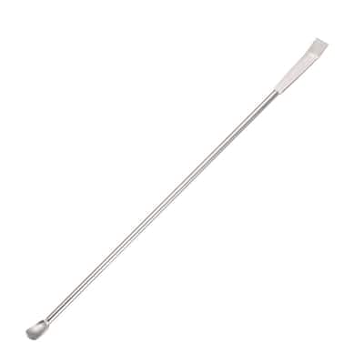Micro Sampling Reagent Spoon 2 in 1 Stainless Steel Mixing Spatula 5Pcs - 180mm