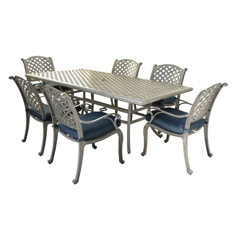 South Ponto 7-piece Aluminum Dining Set by Havenside Home