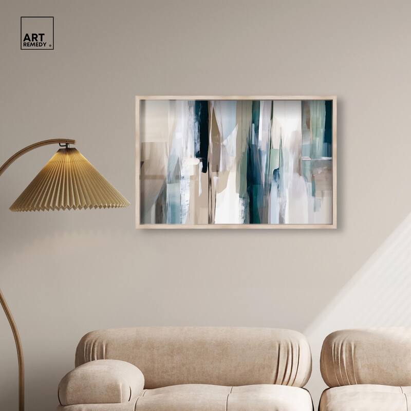 Color Columns Shadowbox by Art Remedy