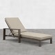 preview thumbnail 28 of 62, Benton Modern Aluminum Lounge Outdoor Double Chaise with Cushion - N/A