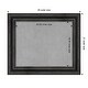 preview thumbnail 25 of 36, Amanti Art Rustic Pine Black Framed Magnetic Board Board Size 20x16