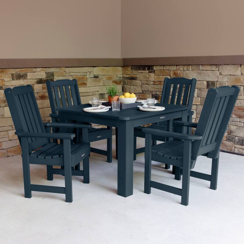 Lehigh 5-Piece Outdoor Dining Set - 42" x 42" Table, Dining-height