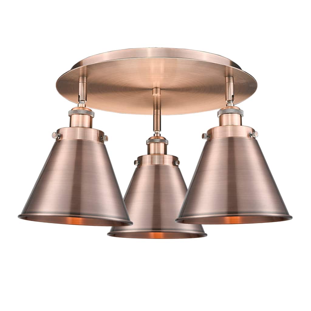 Innovations Lighting 916-3C-10-18 Ballston Urban Flush Ballston Urban