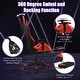 preview thumbnail 33 of 56, Costway Massage Gaming Chair Reclining Racing Office Computer Chair