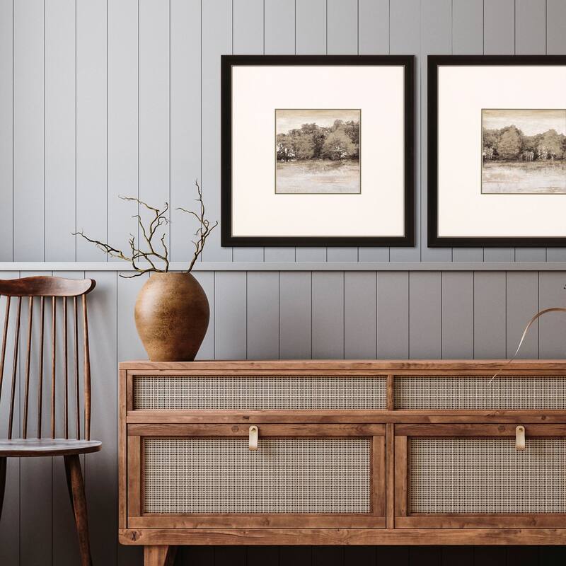 Autumnal Glade Vista Framed Art Under Glass